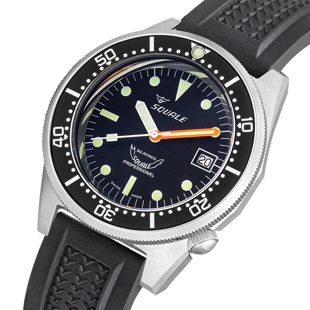 1521 Black Blasted 42mm - Black on Rubber Strap - Image 3