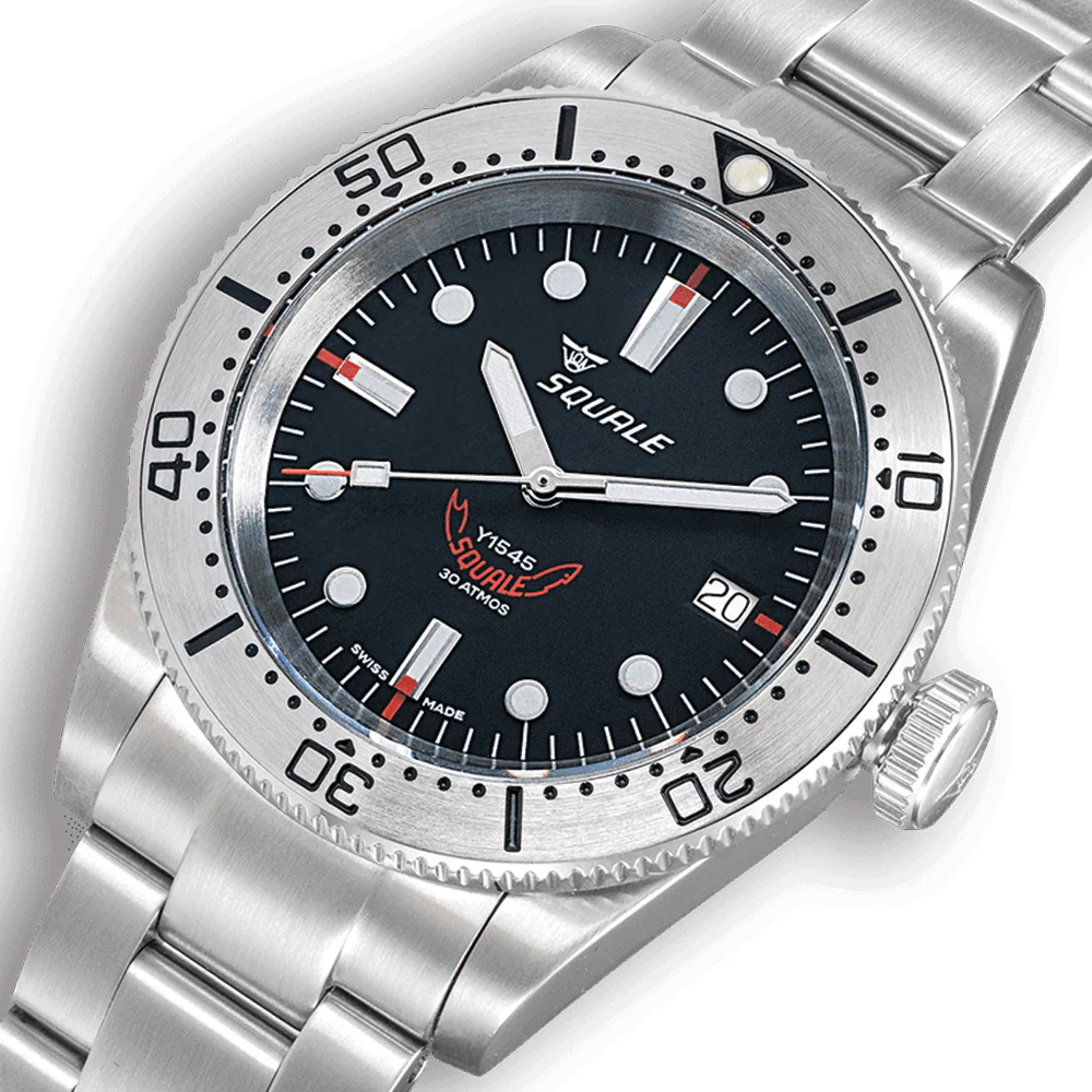 1545 Steel 40mm - Black on Bracelet - Image 3