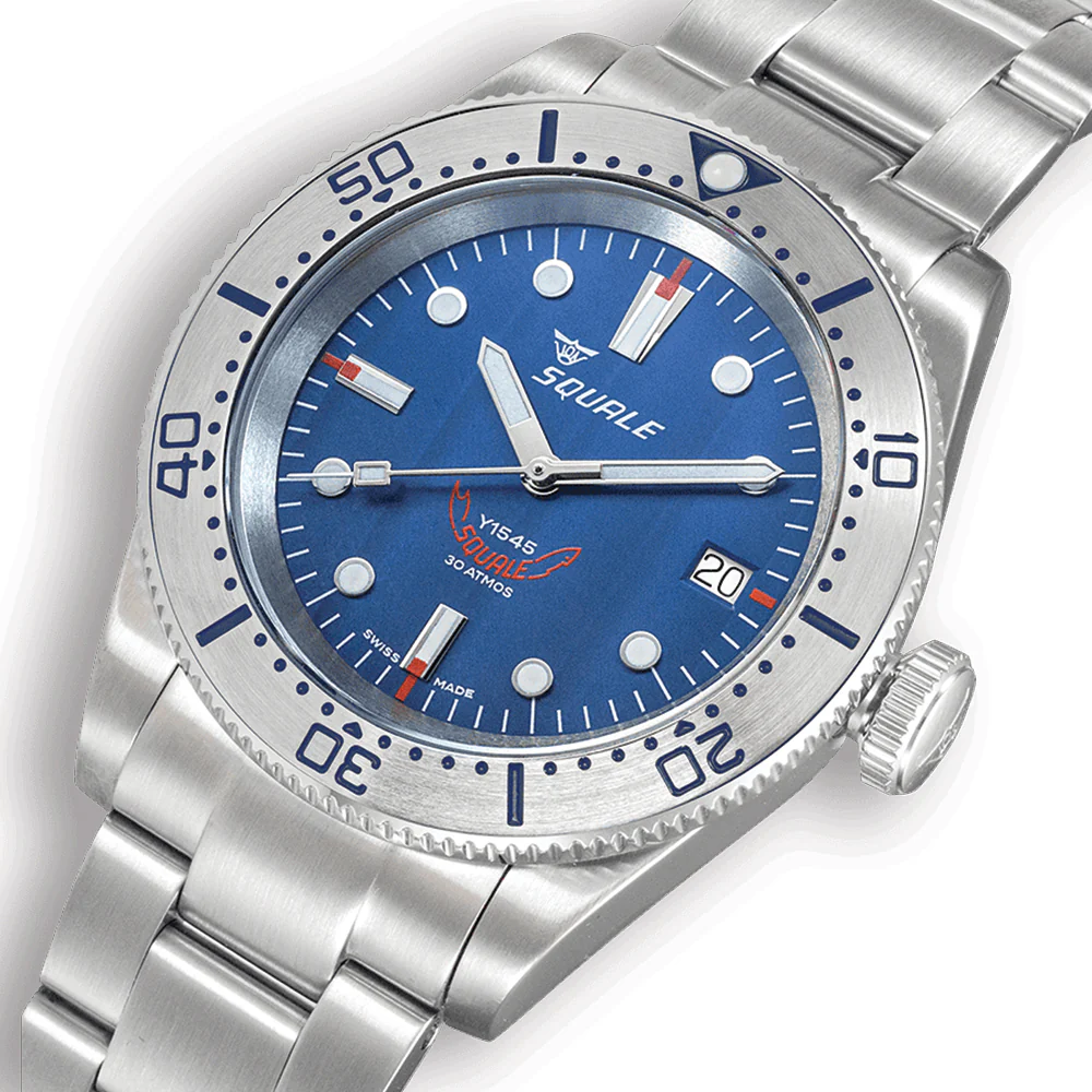 1545 Steel 40mm - Blue on Bracelet - Image 3