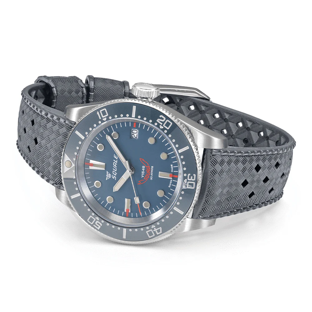 1545 Steel 40mm - Grey on Rubber Strap - Image 2