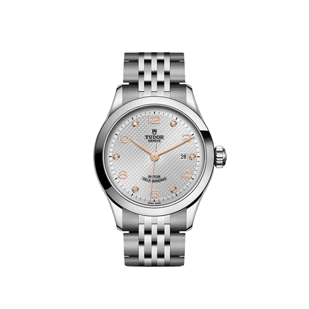 1926 28mm - Silver, Diamond-Set on Bracelet
