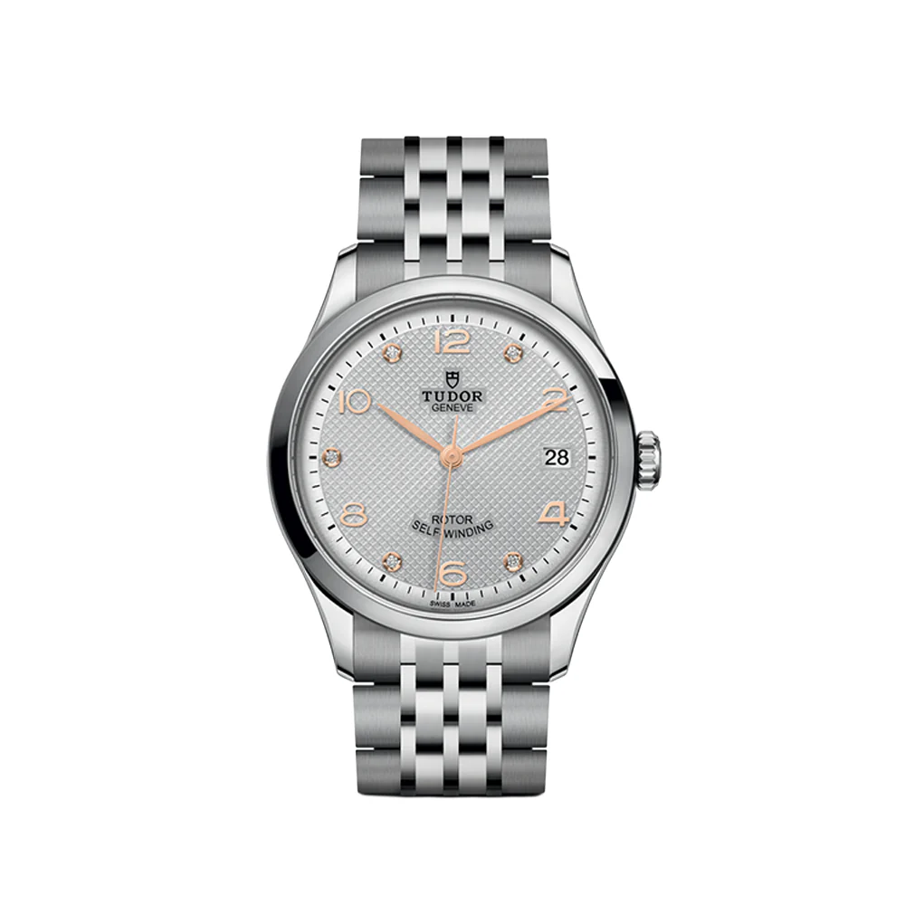 1926 36mm - Silver, Diamond-Set on Bracelet