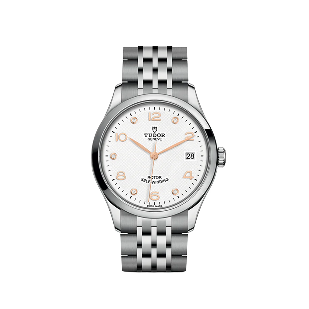 1926 36mm - White Diamond-Set on Bracelet