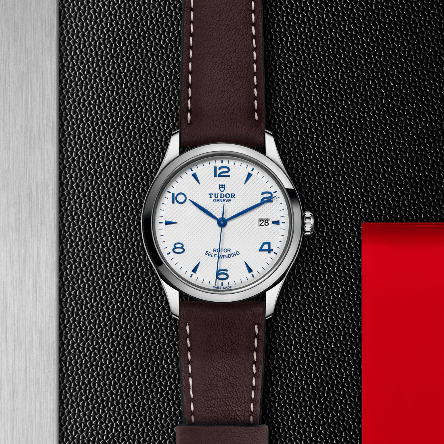 1926 39mm - Opaline on Leather Strap - Image 2