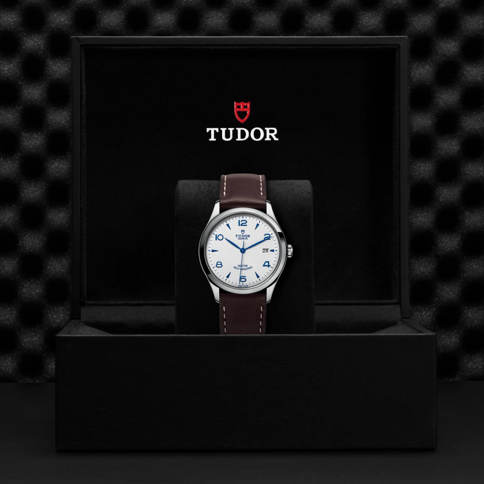 1926 39mm - Opaline on Leather Strap - Image 5