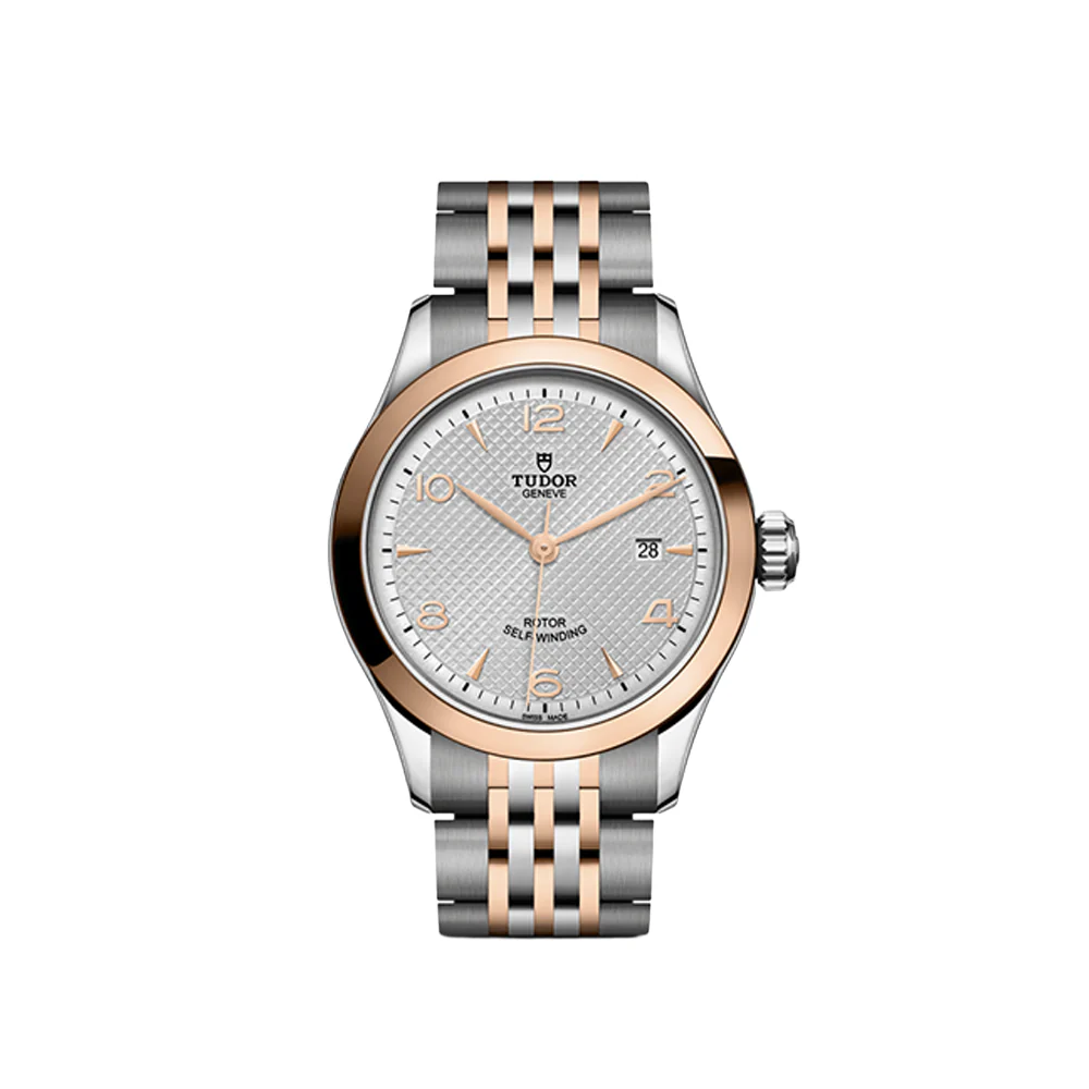 1926 Rose Gold Two-Tone 28mm - Silver on Bracelet