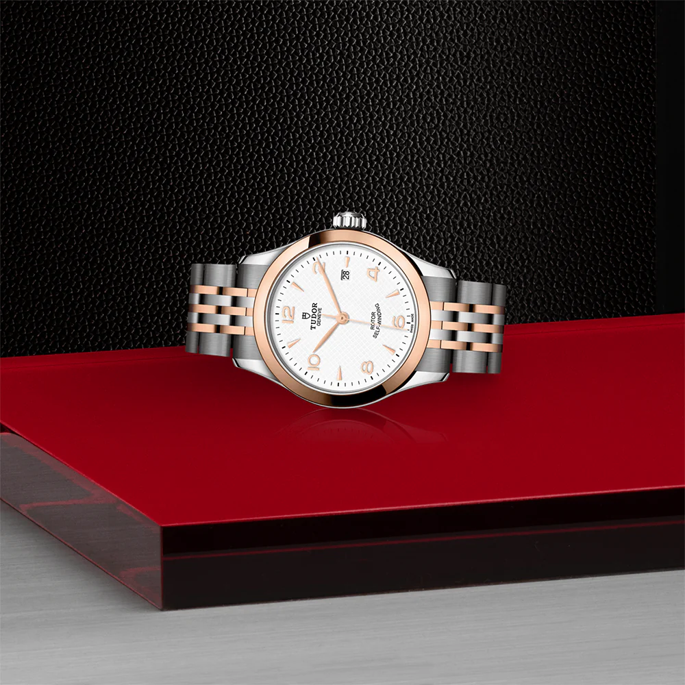 1926 Rose Gold Two-Tone 28mm - White on Bracelet - Image 3