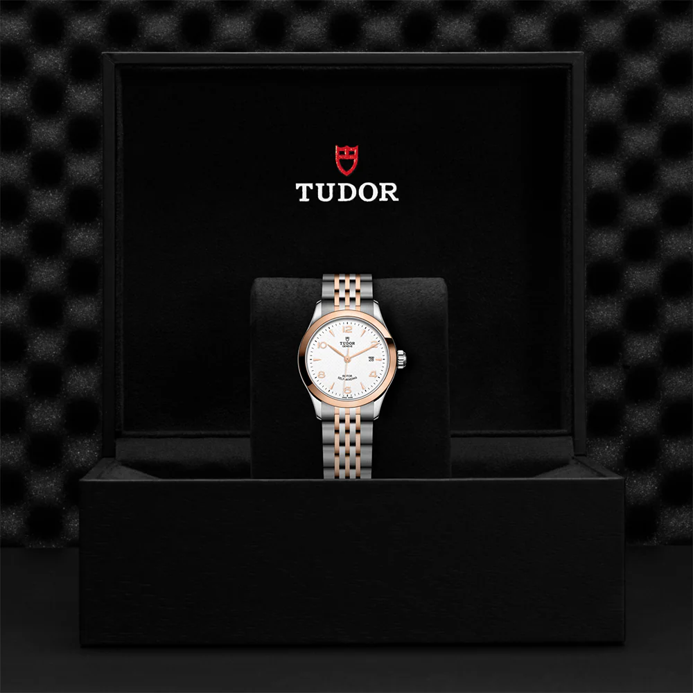 1926 Rose Gold Two-Tone 28mm - White on Bracelet - Image 5