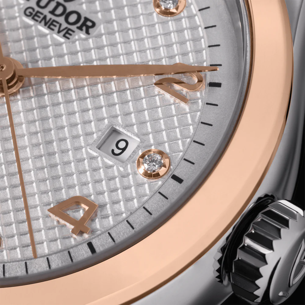 1926 Rose Gold Two-Tone 28mm - Silver, Diamond-Set on Bracelet - Image 5
