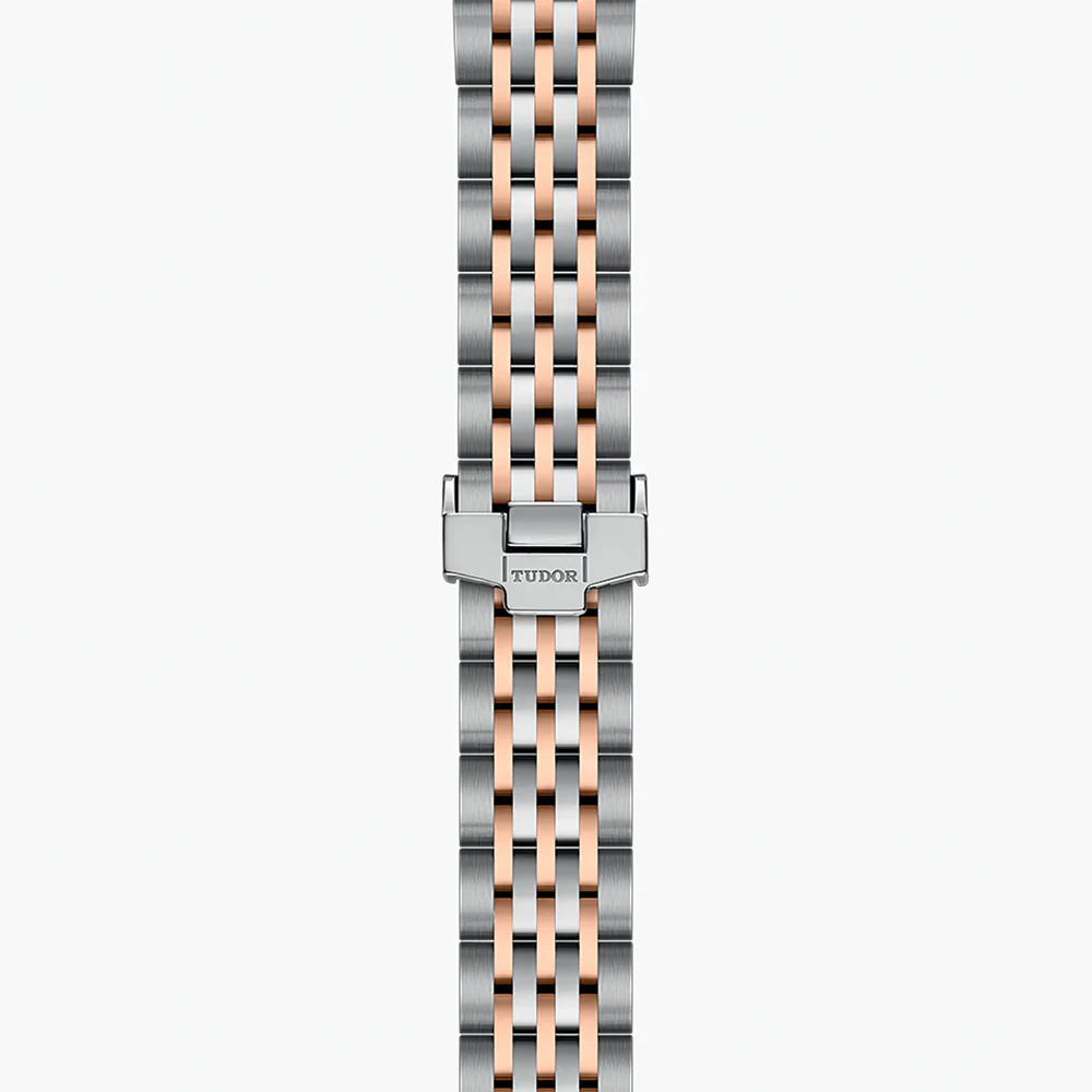 1926 Rose Gold Two-Tone 28mm - Silver, Diamond-Set on Bracelet - Image 6