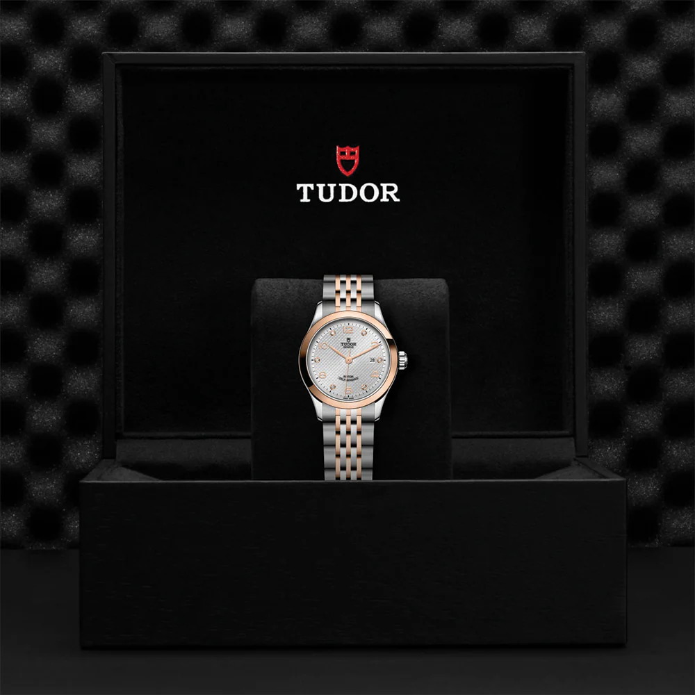 1926 Rose Gold Two-Tone 28mm - Silver, Diamond-Set on Bracelet - Image 7