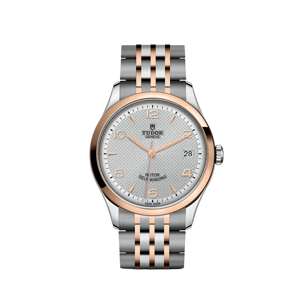 1926 Rose Gold Two-Tone 36mm - Silver on Bracelet