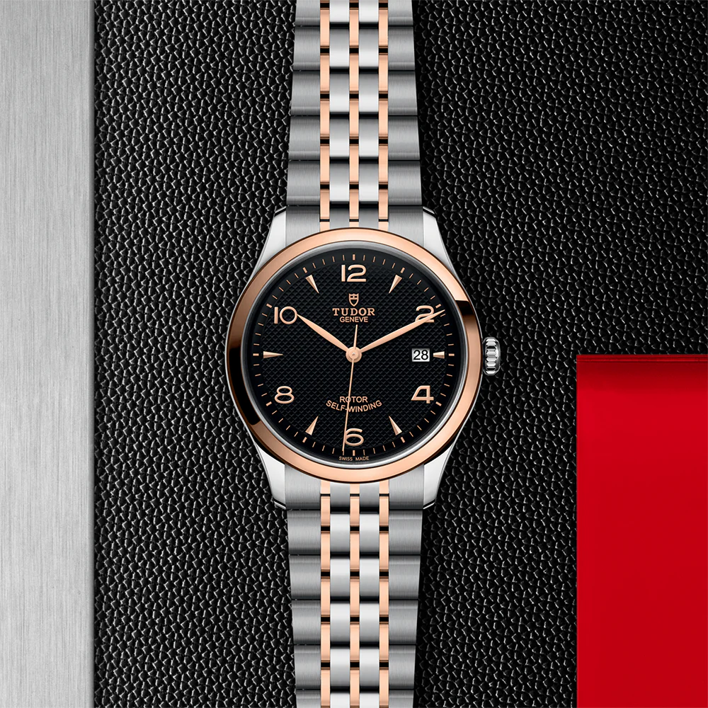 1926 Rose Gold Two-Tone 39mm - Black on Bracelet - Image 2