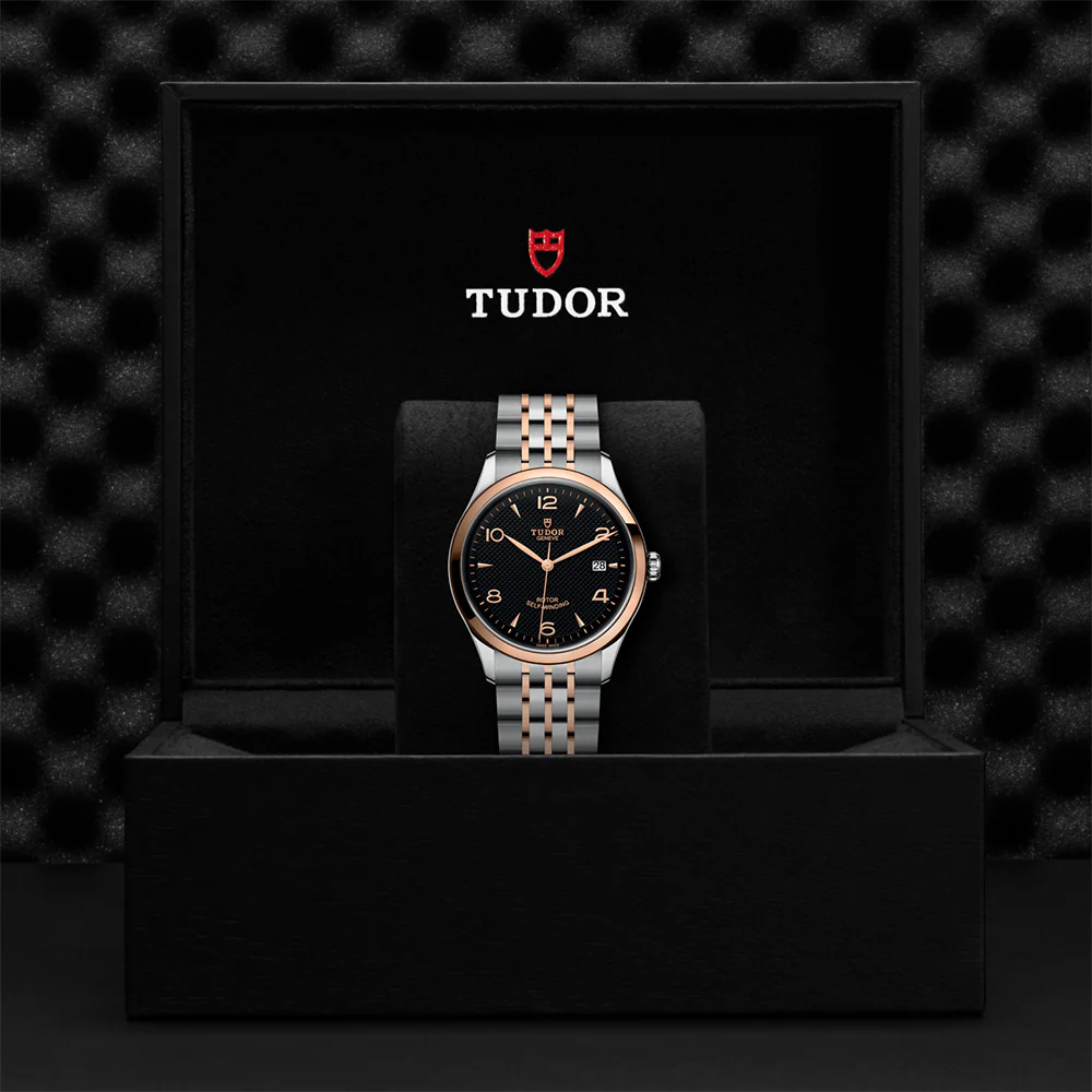 1926 Rose Gold Two-Tone 39mm - Black on Bracelet - Image 5