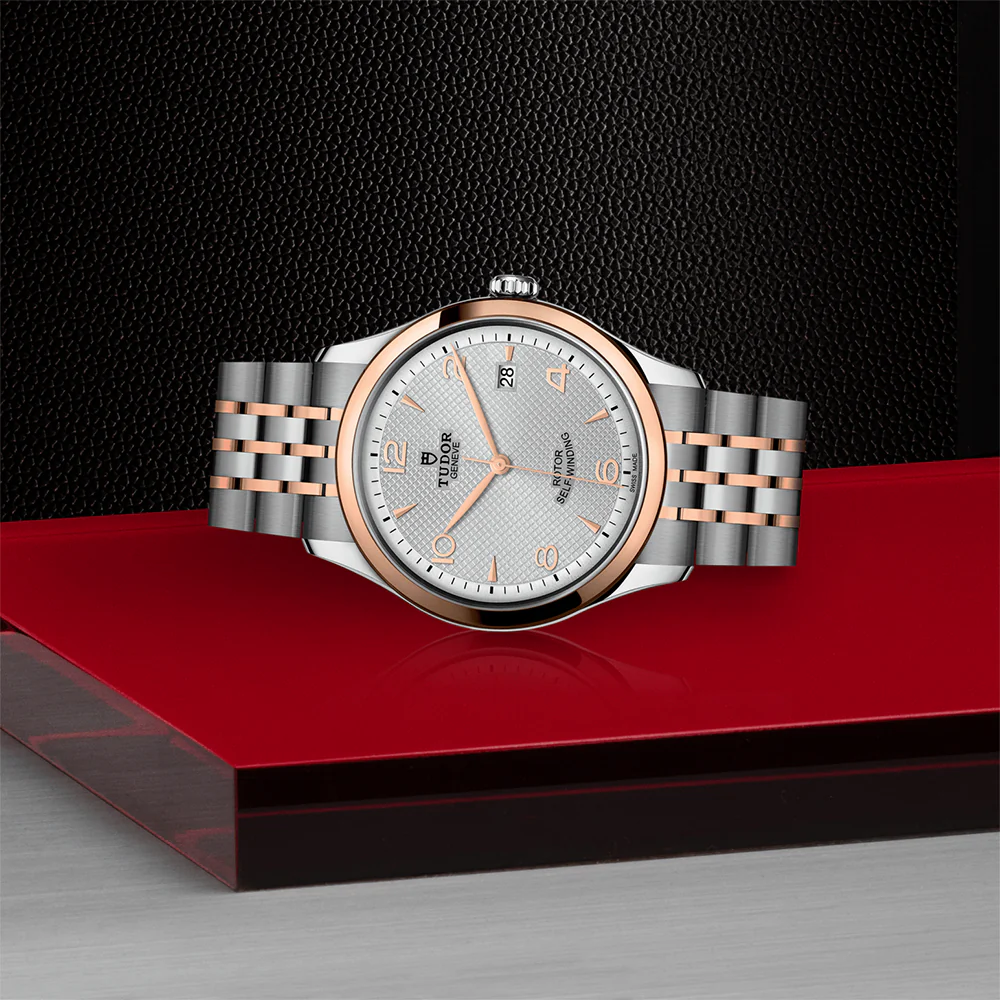 1926 Rose Gold Two-Tone 39mm - Silver on Bracelet - Image 3