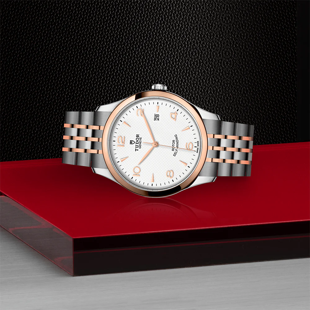 1926 Rose Gold Two-Tone 41mm - White on Bracelet - Image 3