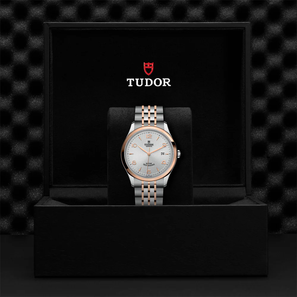 1926 Rose Gold Two-Tone 41mm - Silver on Bracelet - Image 5