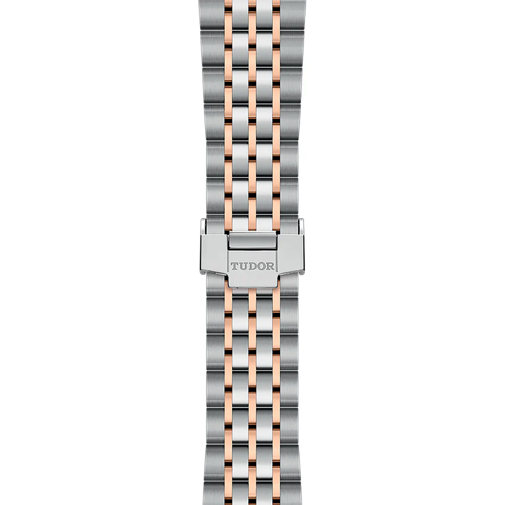 1926 Rose Gold Two-Tone 41mm - Silver, Diamond-Set on Bracelet - Image 4