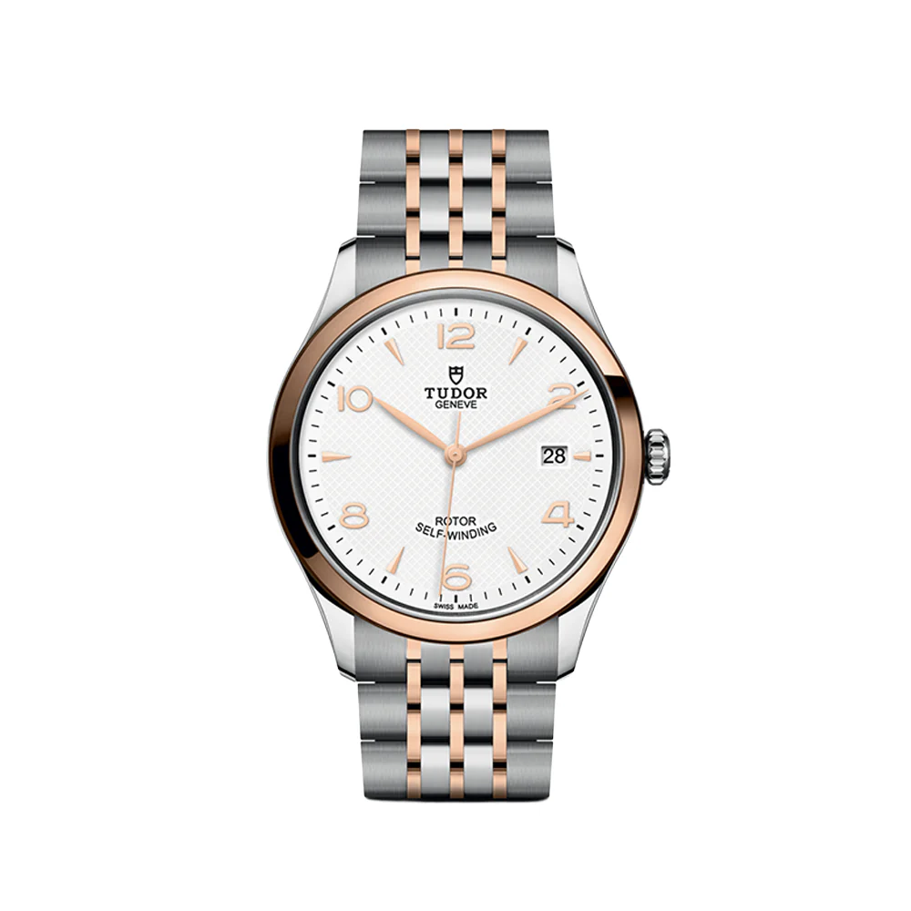 1926 Rose Gold Two-Tone 39mm - White on Bracelet