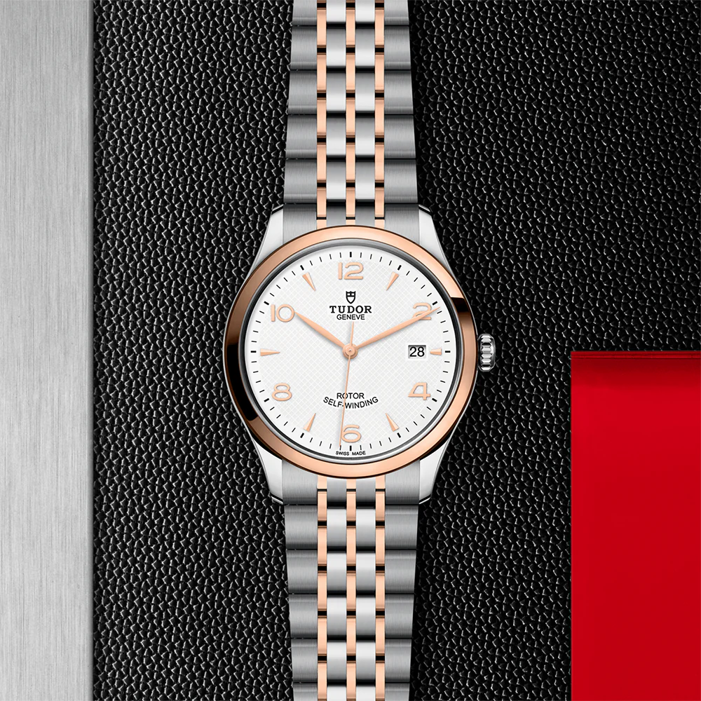 1926 Rose Gold Two-Tone 39mm - White on Bracelet - Image 2