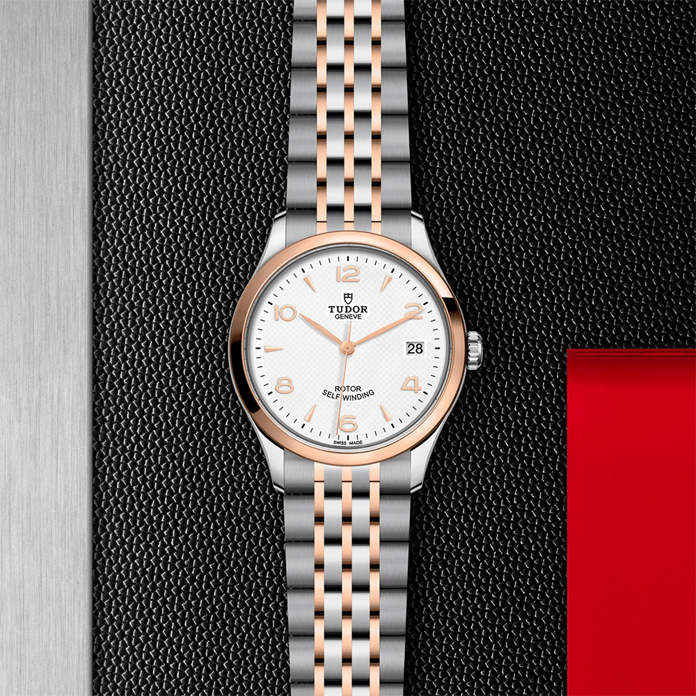1926 Rose Gold Two-Tone 36mm - White on Bracelet - Image 2