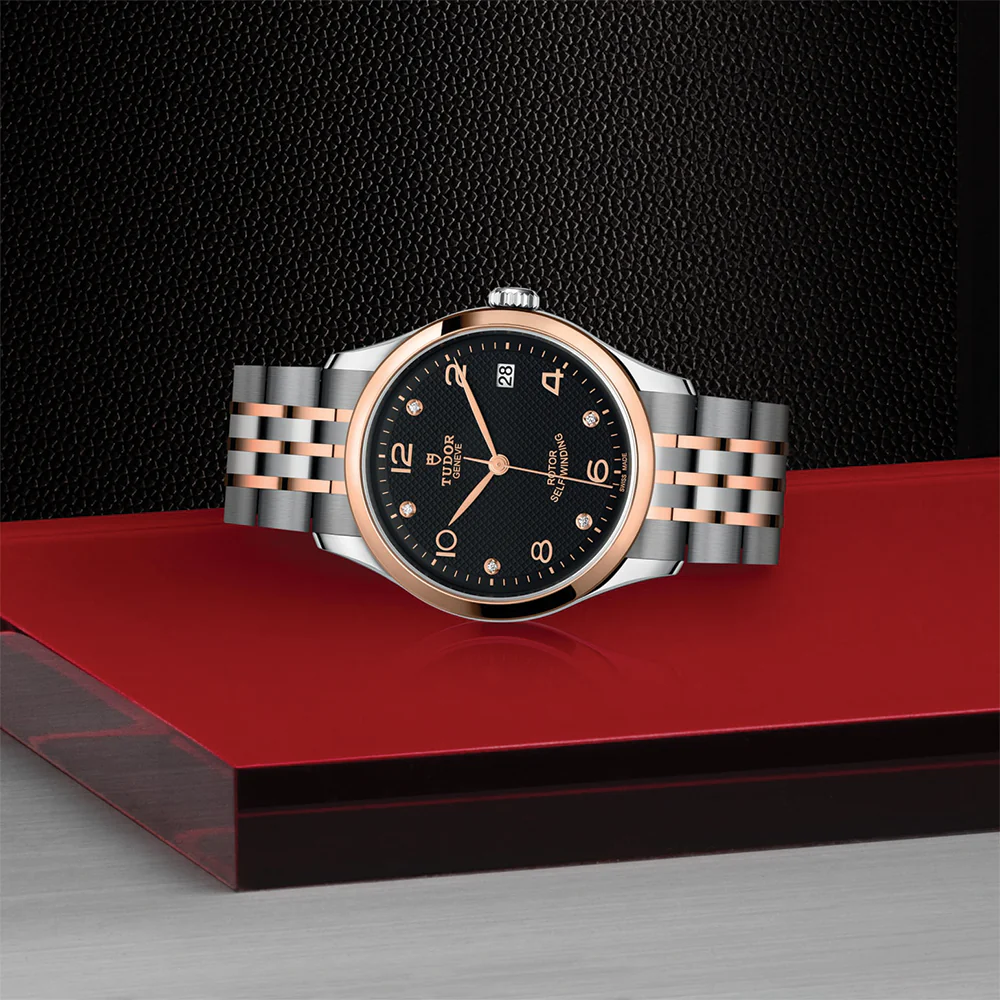 1926 Two-Tone 36mm - Black, Diamond-set on Bracelet - Image 3
