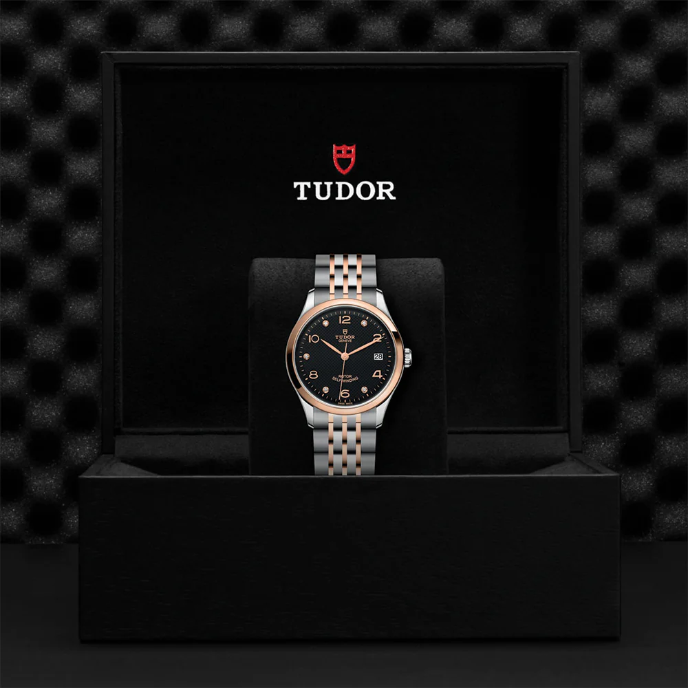 1926 Two-Tone 36mm - Black, Diamond-set on Bracelet - Image 5