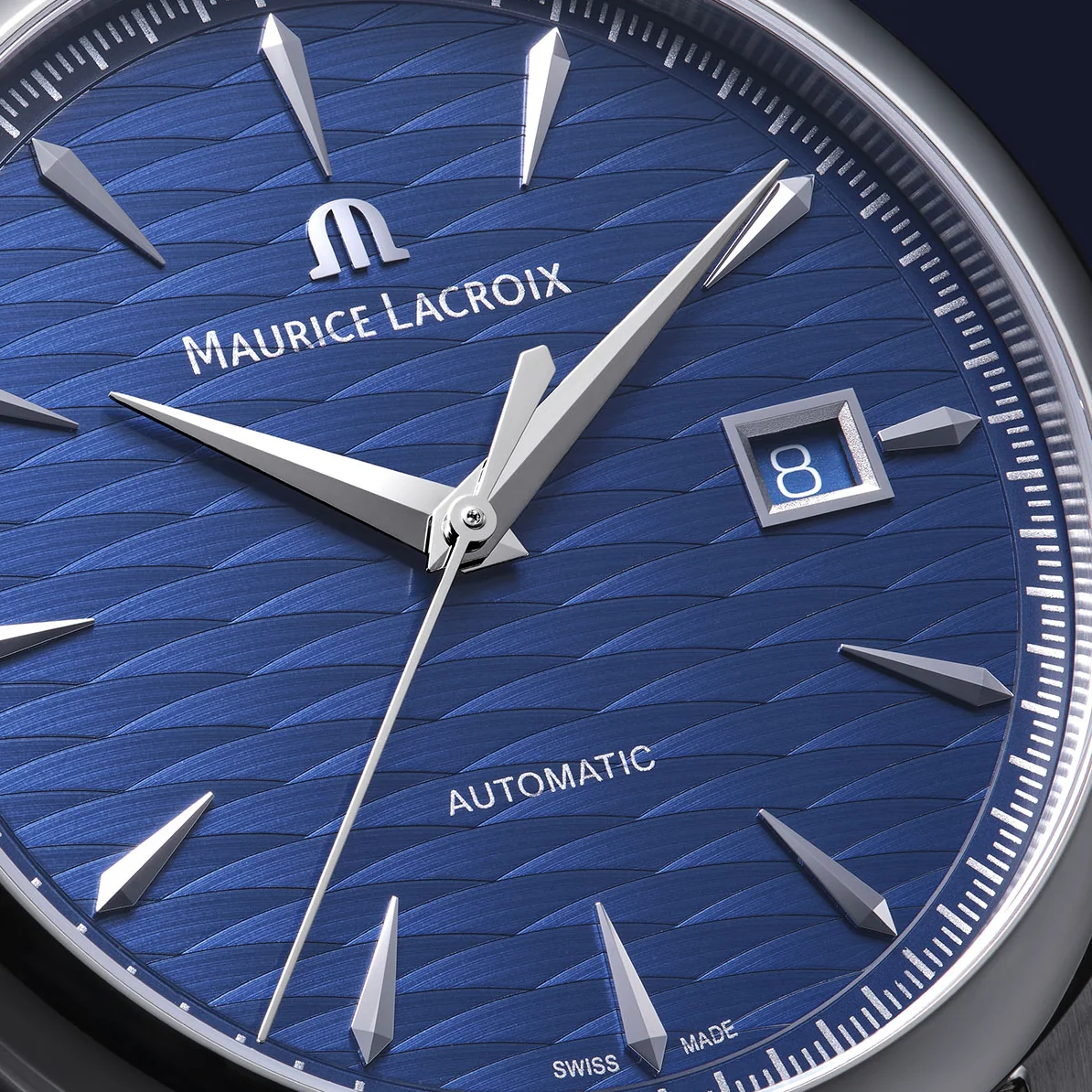 1975 Automatic Vagues Du Jura Limited Edition 40mm - Blue on Leather Strap - Image 3