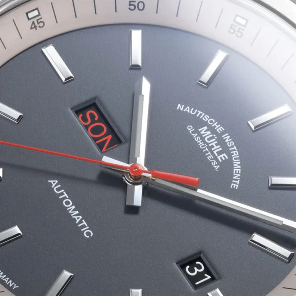 29er Big Day-Date Automatic 42.4mm - Grey on Grey Canvas Strap - Image 4