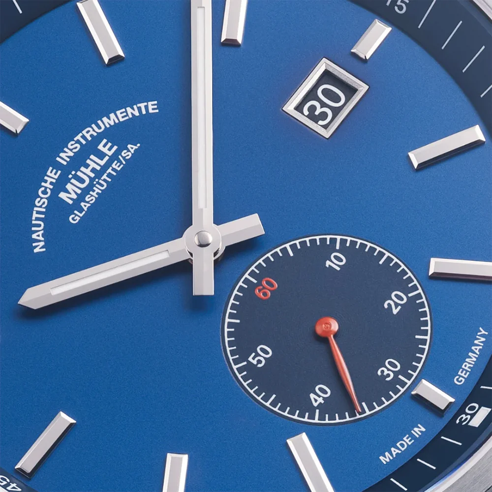 29er Big Small Seconds Automatic 42.4mm - Blue on Fabric Strap - Image 3