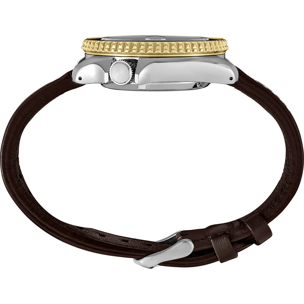 SSK036 5 Sports SKX GMT 42.5mm - Black on Leather Strap - Image 7