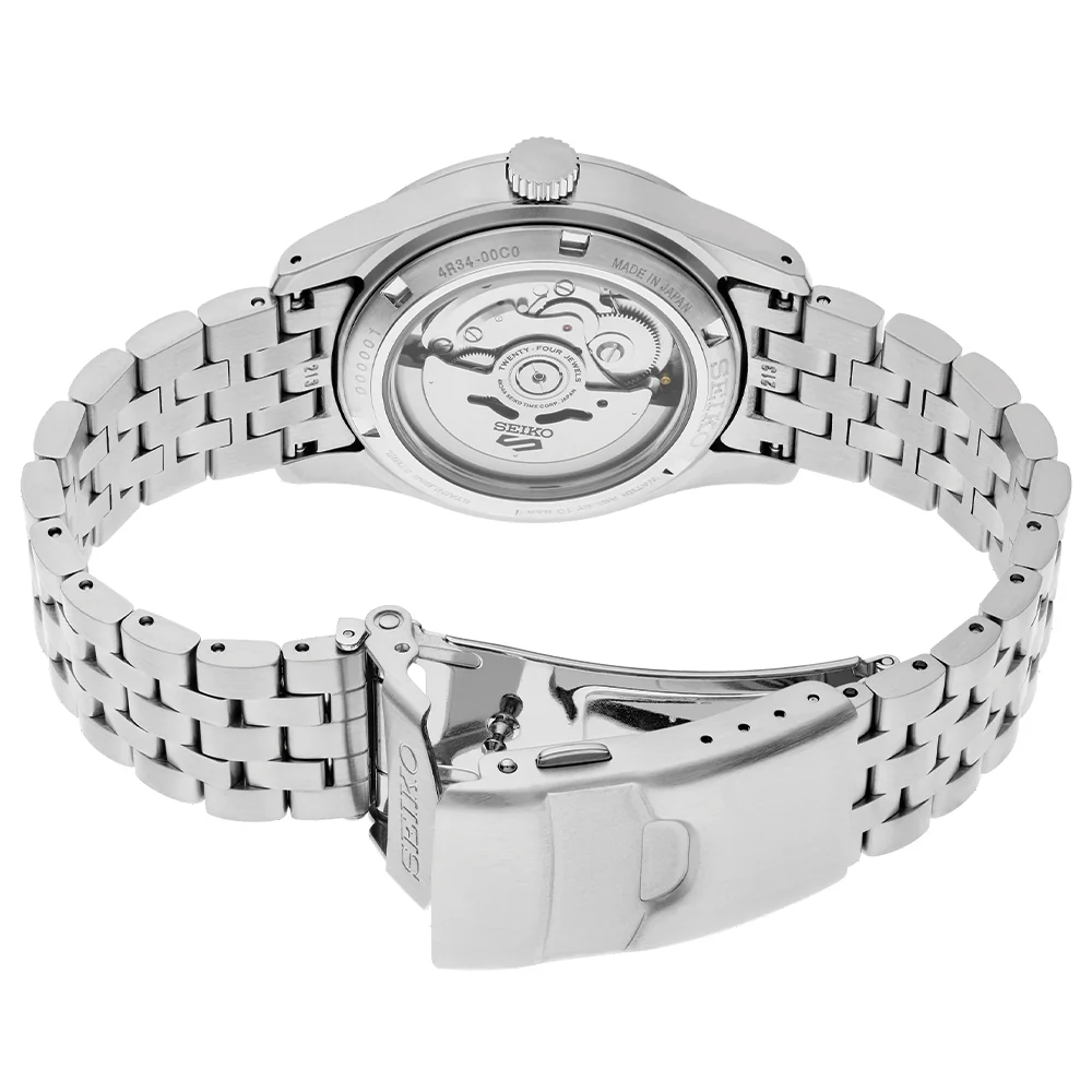 SSK023 5 Sports Field GMT 39.4mm - Black on Bracelet - Image 8