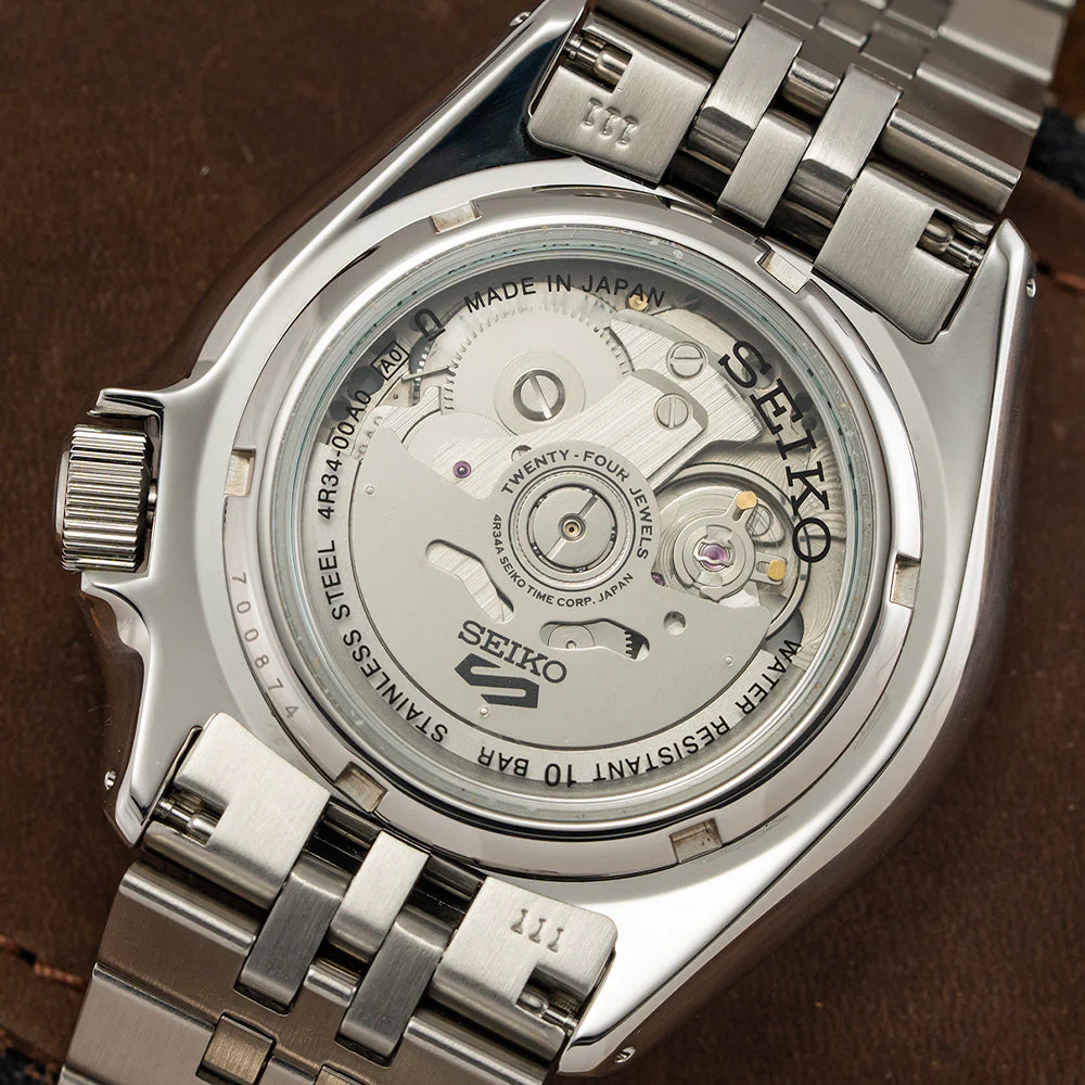SSK001 5 Sports GMT 42.5mm - Black on Bracelet - Image 6