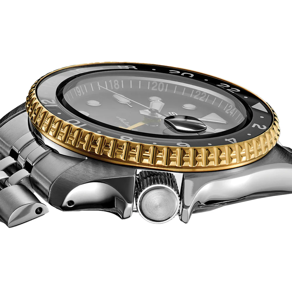 SSK021 5 Sports GMT 42.5mm - Grey on Bracelet - Image 4