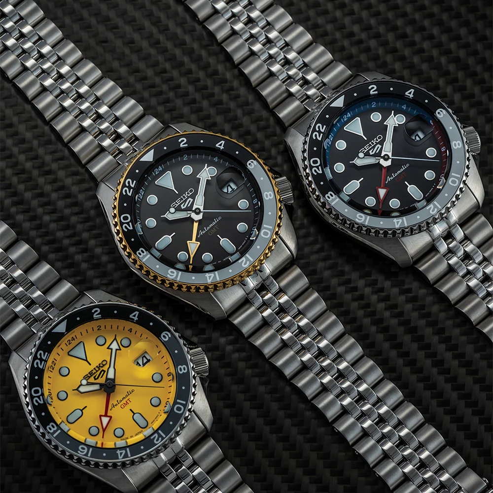 SSK021 5 Sports GMT 42.5mm - Grey on Bracelet - Image 7