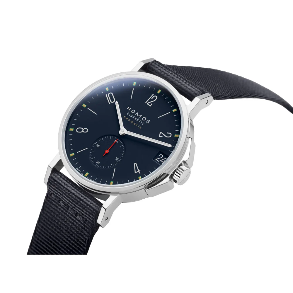 Ahoi Neomatik Date 38mm - Atlantic Blue on Textile Strap - Image 2