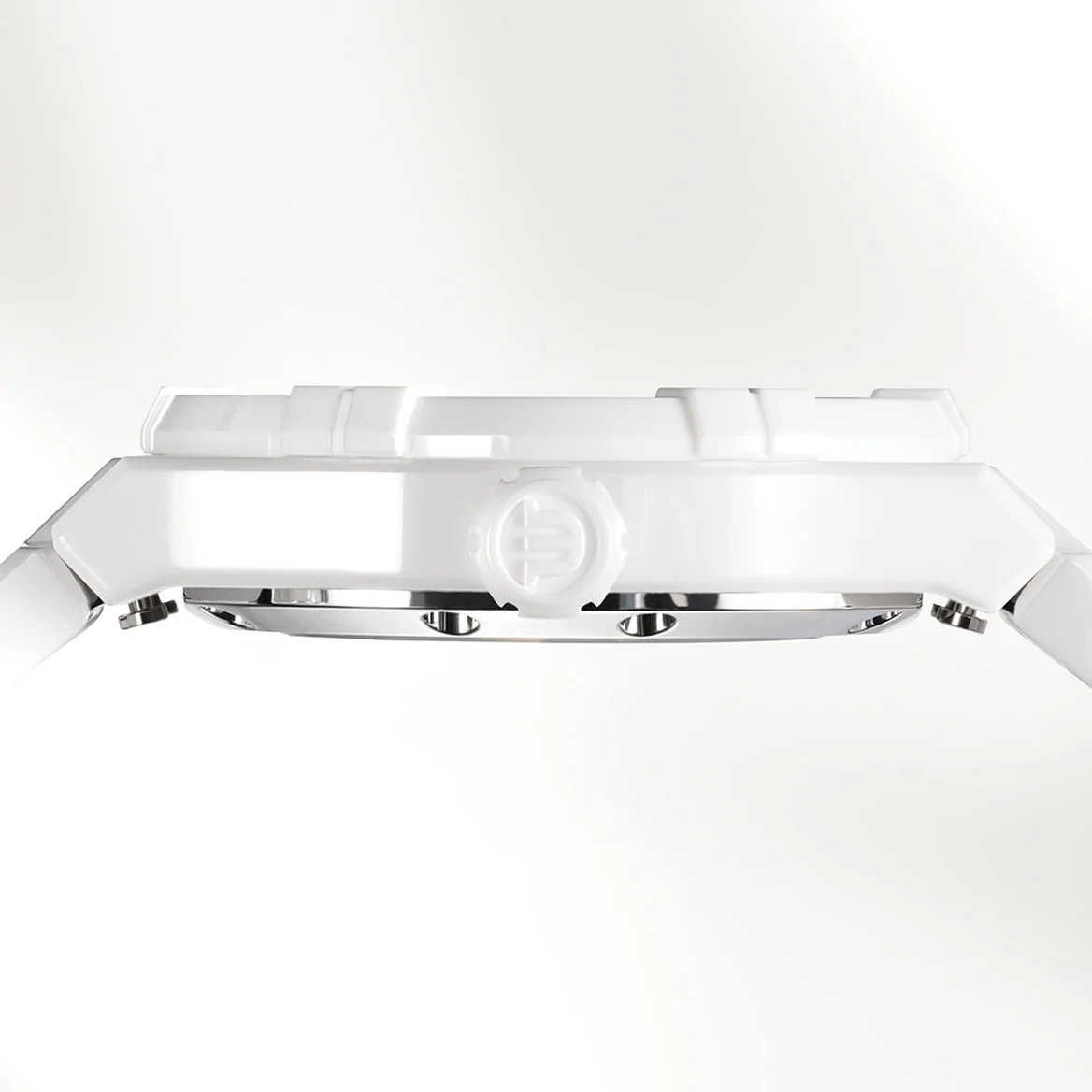 Aikon Automatic Ceramic 39mm - White on Bracelet - Image 6