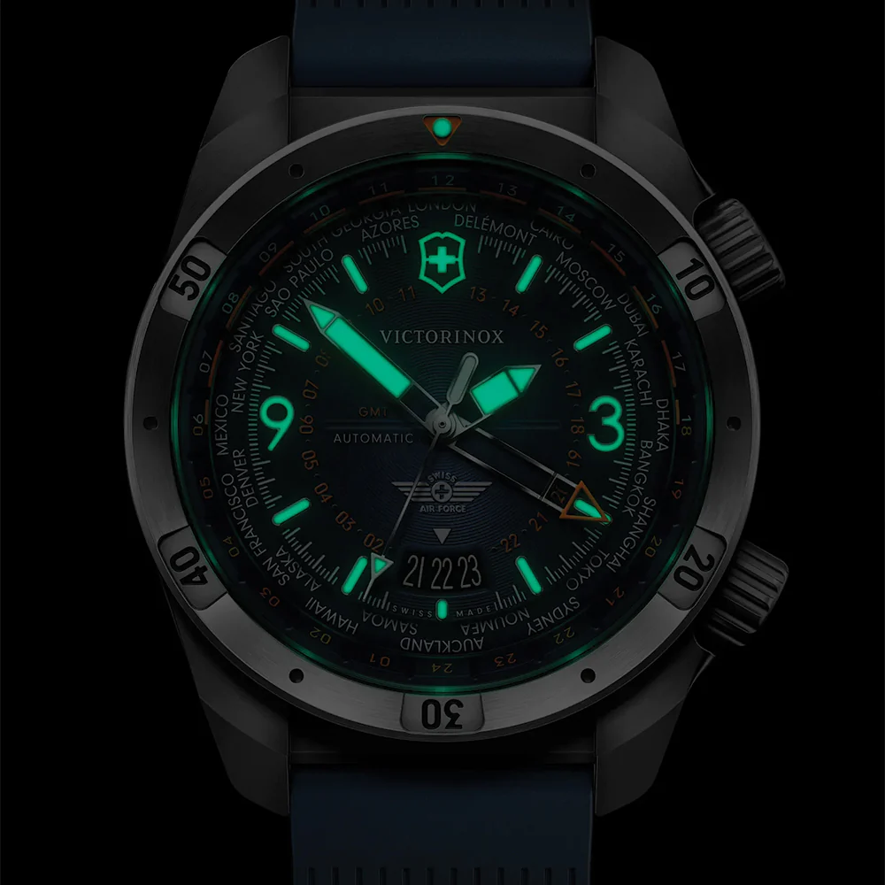 Air Pro 43mm - Blue on Rubber Strap - Image 3