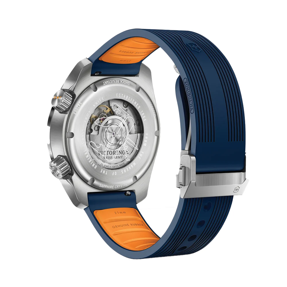 Air Pro 43mm - Blue on Rubber Strap - Image 4