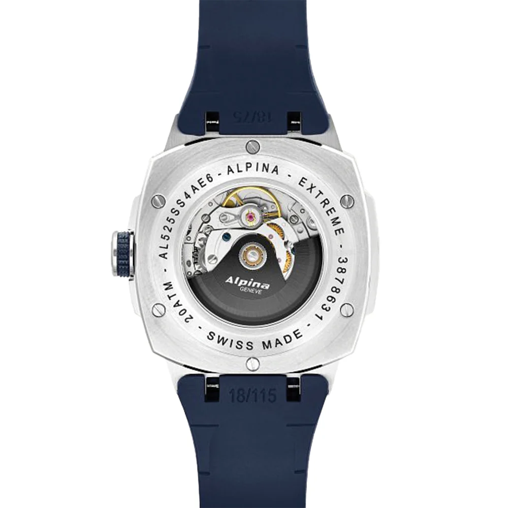 Alpiner Extreme Automatic 41mm - Blue on Rubber Strap - Image 3