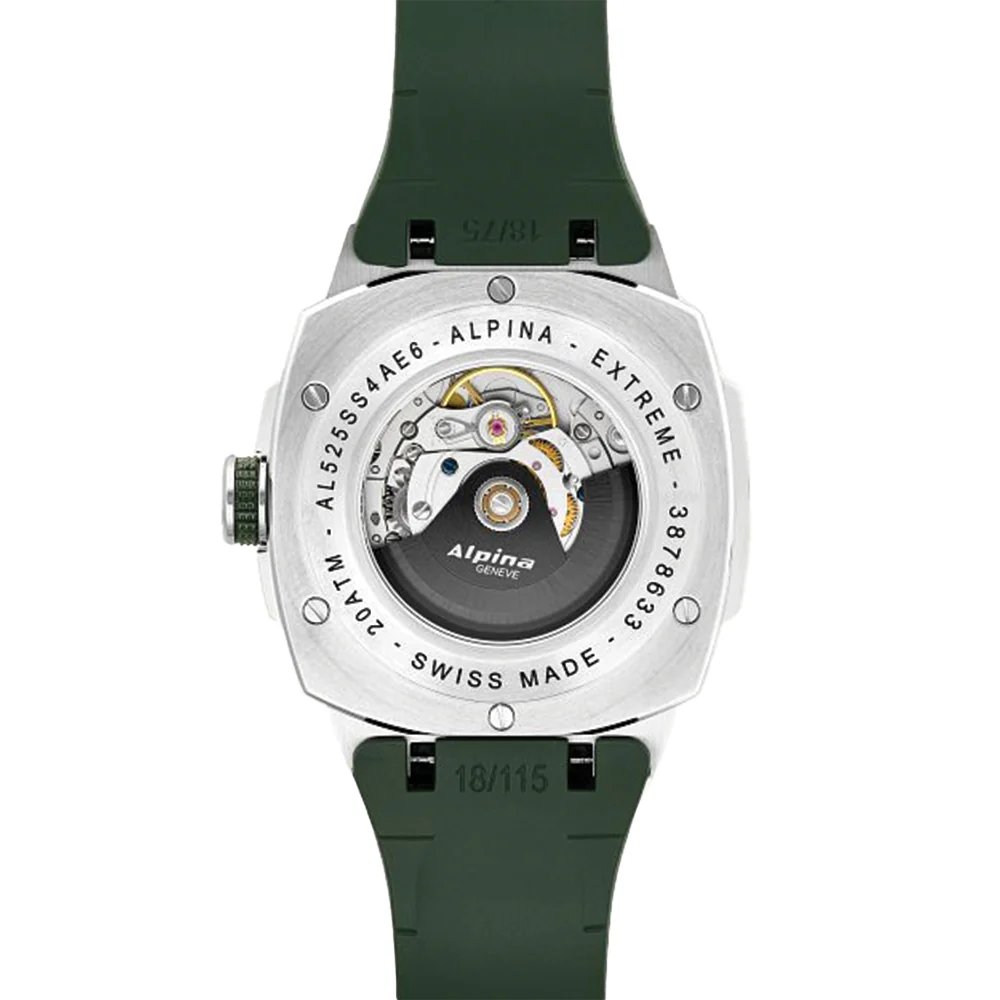 Alpiner Extreme Automatic 41mm - Green on Rubber Strap - Image 3