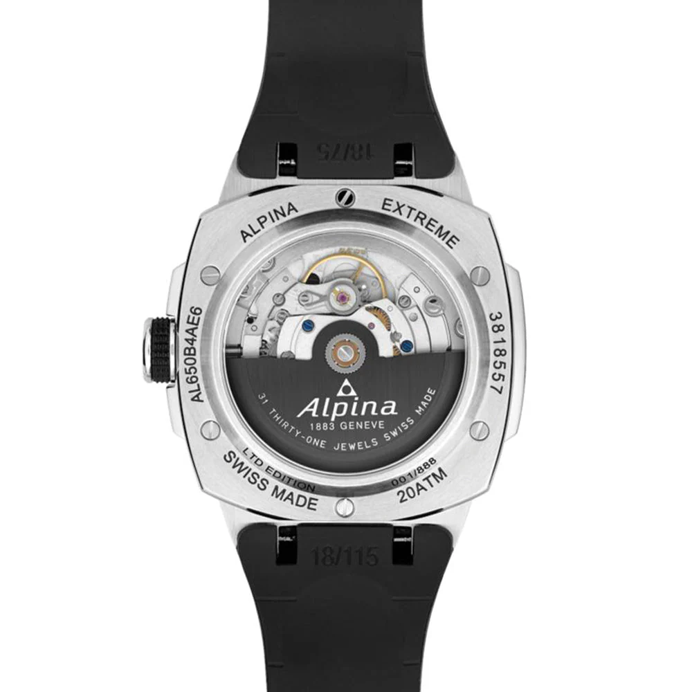 Alpiner Extreme Automatic 41mm - Black on Rubber Strap - Image 3