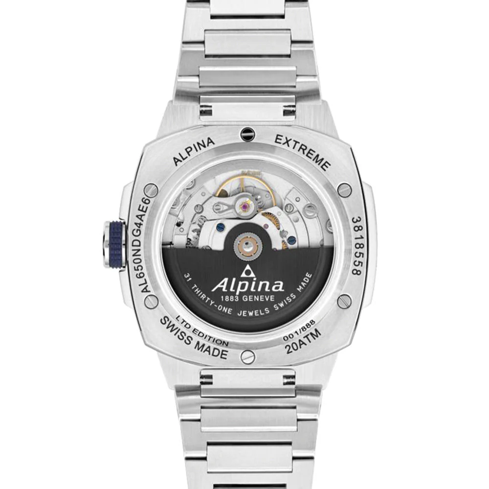 Alpiner Extreme Limited Edition Automatic 41mm - Blue on Bracelet - Image 3