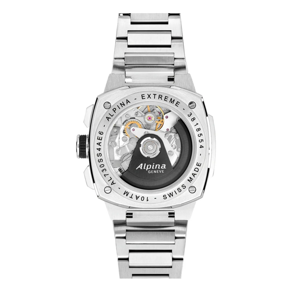 Alpiner Extreme Chronograph Automatic 41mm - Silver on Bracelet - Image 2