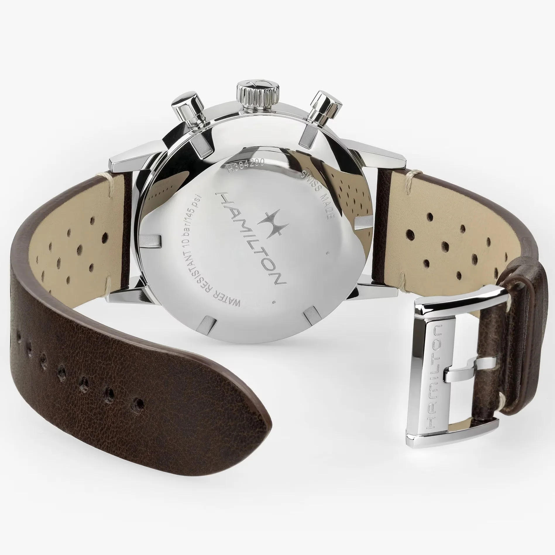 American Classic Intra-Matic Chronograph H 40mm - Brown on Leather Strap w/ Extra Bracelet - Image 8
