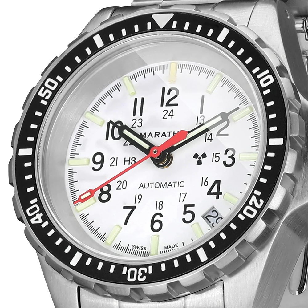 MSAR Type II Diver's Automatic Arctic Edition 36mm - White on Bracelet - Image 3
