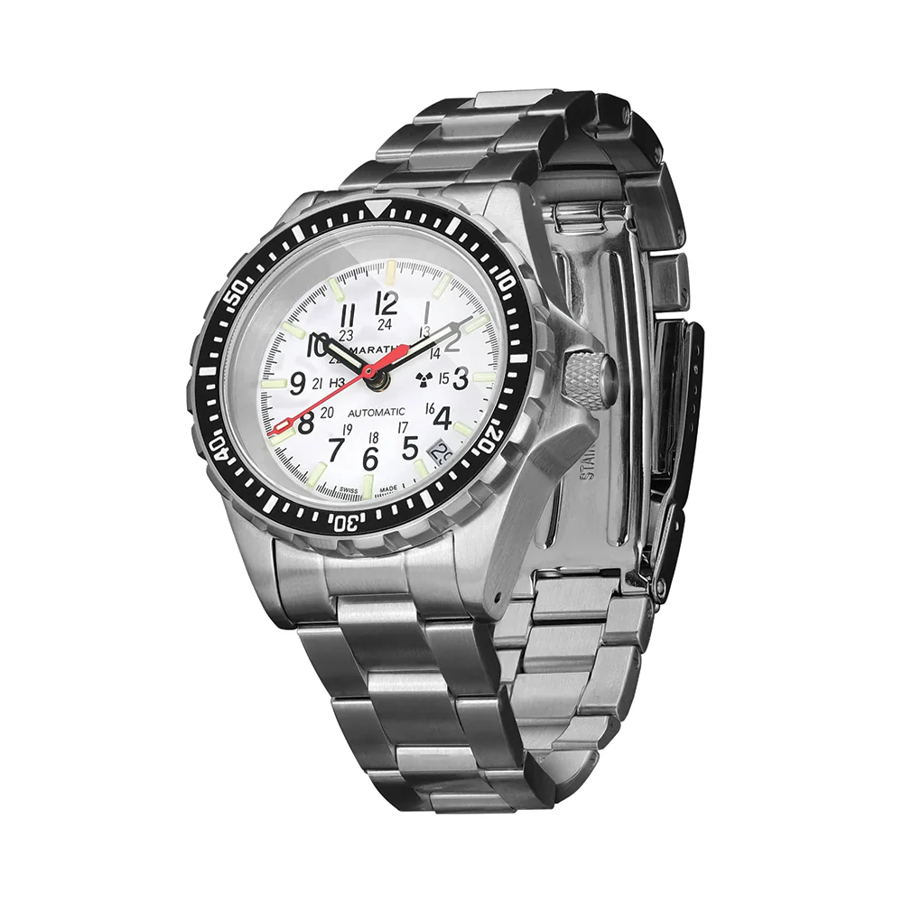 MSAR Type II Diver's Automatic Arctic Edition 36mm - White on Bracelet - Image 5