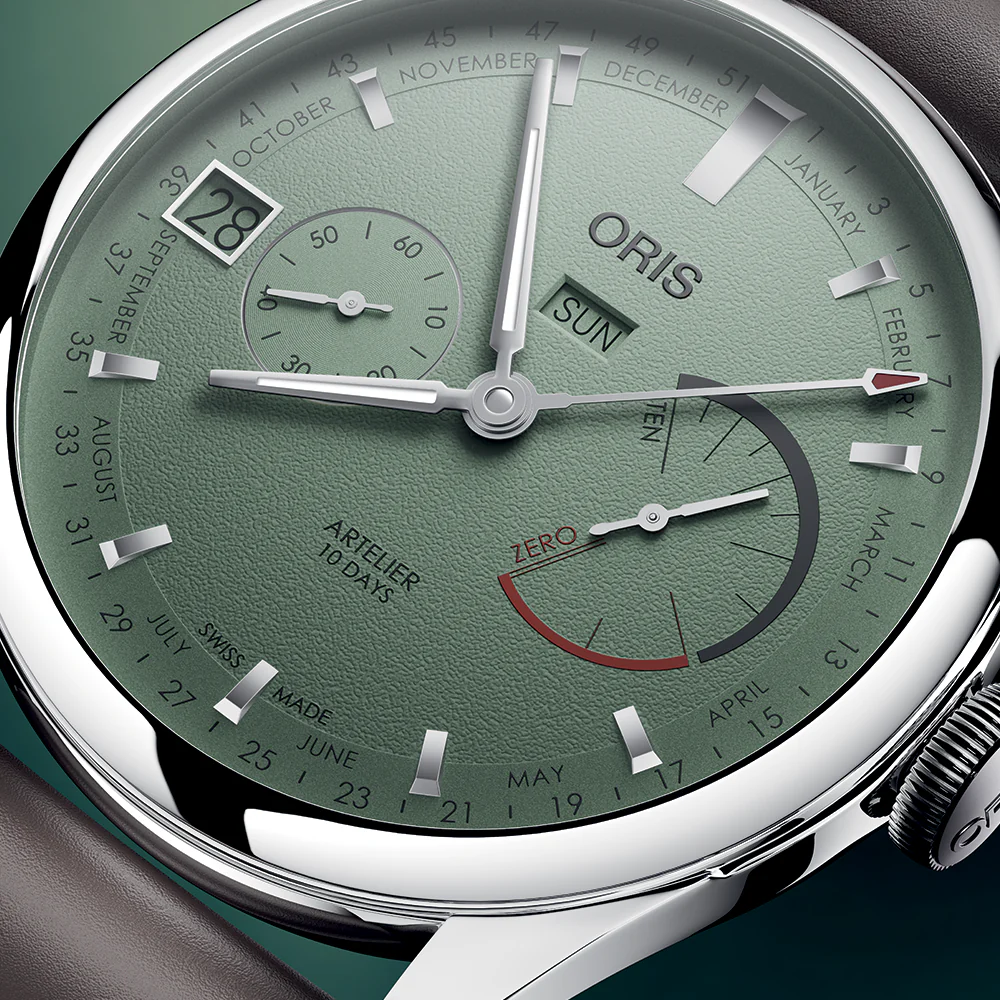 Artelier Calibre 113 43mm - Green on Leather Strap - Image 3