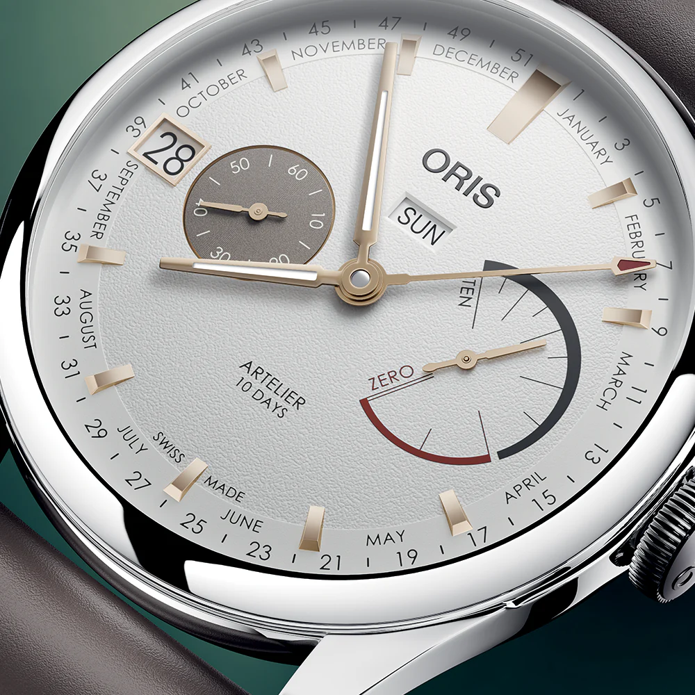 Artelier Calibre 113 43mm - White on Leather Strap - Image 3