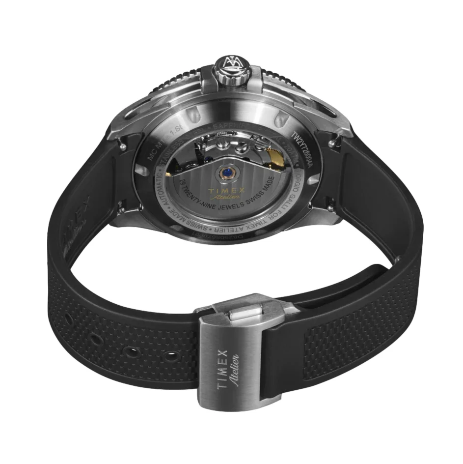 Atelier Marine M1a 41mm - Black on Rubber Strap - Image 5